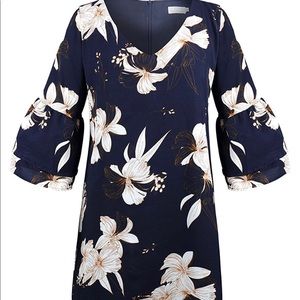 Long sleeve floral dress
